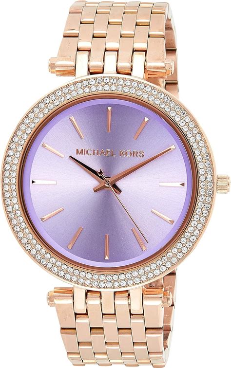 Michael Kors Ladies Rose Gold Darci Watch .